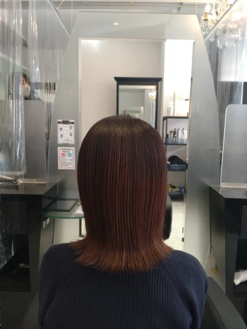ミディアム カラー カット With NATSUKIのヘアスタイル