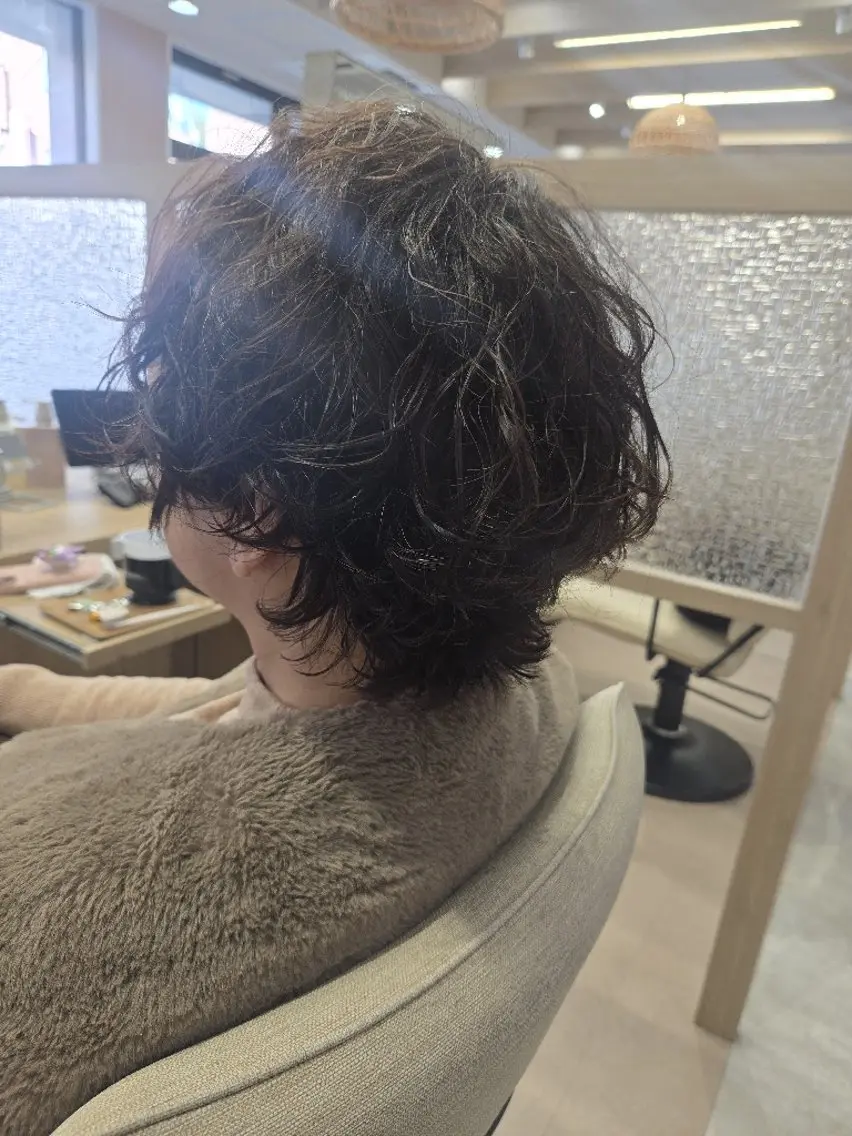 ✨️ヘアーセットを楽にしたい方へ✨️カット+ケアパーマの写真