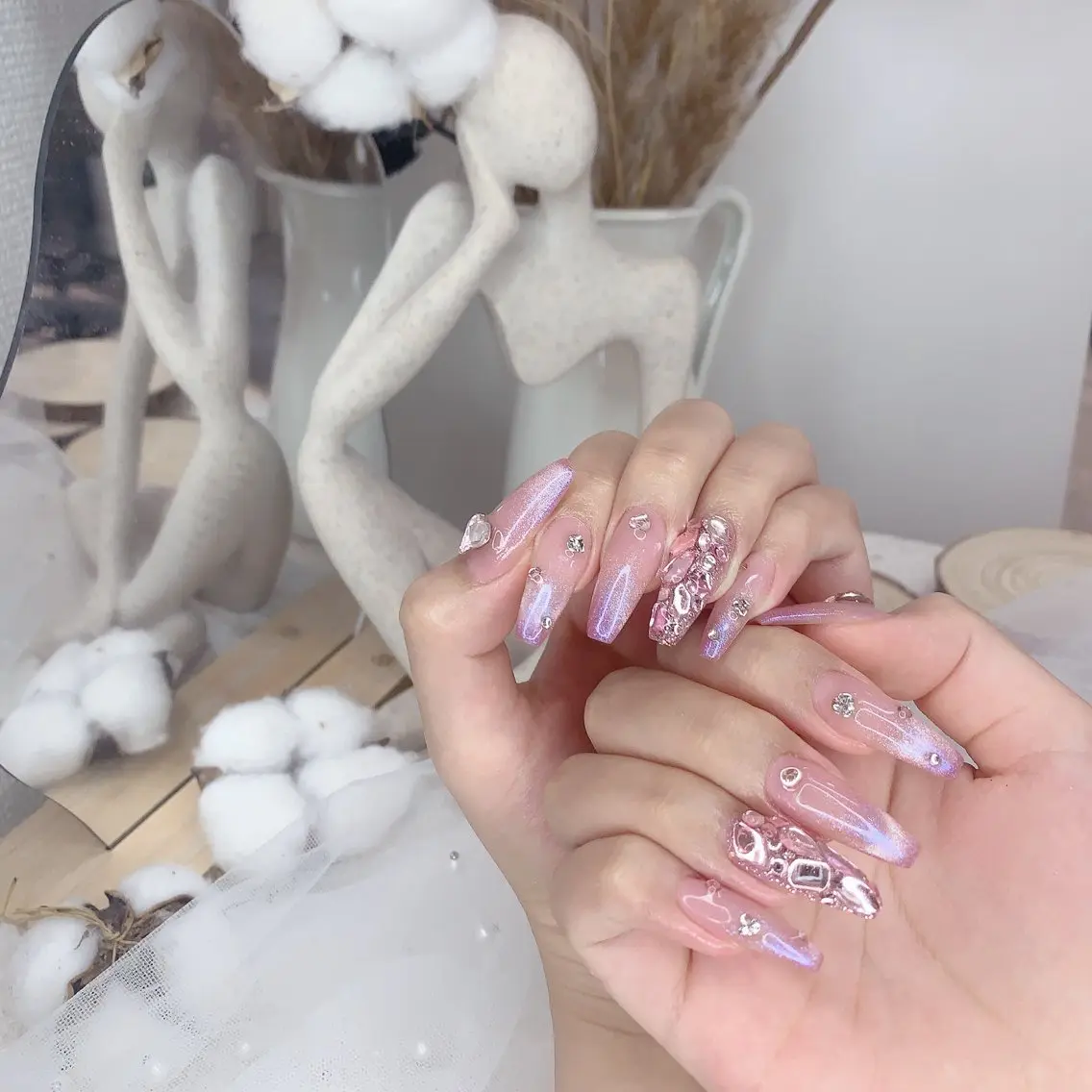 ネイル ハート ハンドネイル DG nailのネイルデザイン