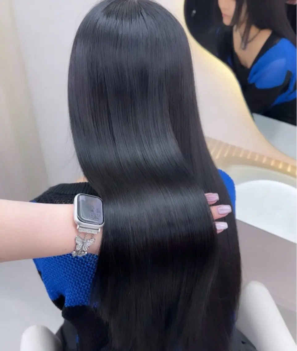 ロング カラー ヘアカラー トリートメント 💎あおい💎大宮 🦋ワンカラー🦋のヘアスタイル