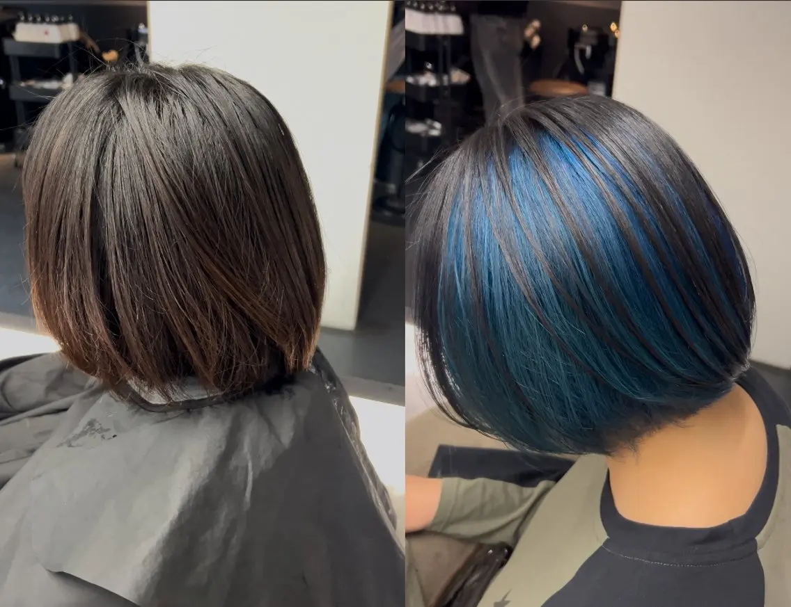 カラー 💘ハイトーン特化 PELE栄 OUYAのヘアスタイル
