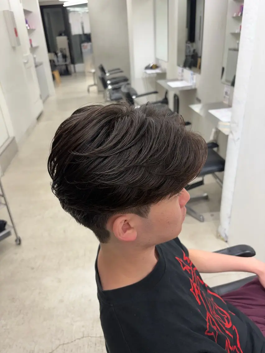 パーマ メンズ パーマ 名古屋シャドウパーマ 小川聡太のヘアスタイル