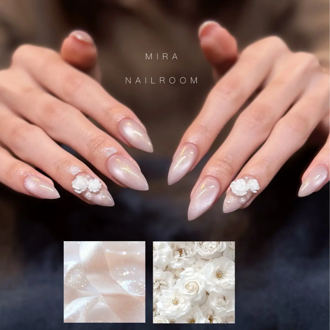 ネイル 長さ出し 持ち込み ハンドネイル MIRA NAILROOMのネイルデザイン