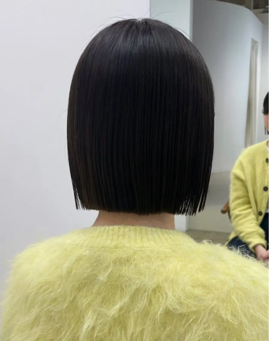 ミディアム ヘアカラー トリートメント fithue ボブ〻kotonoのヘアスタイル