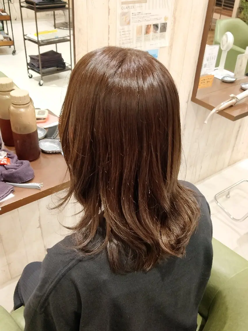 カラー ヘアカラー トリートメント 清水 香麟のヘアスタイル