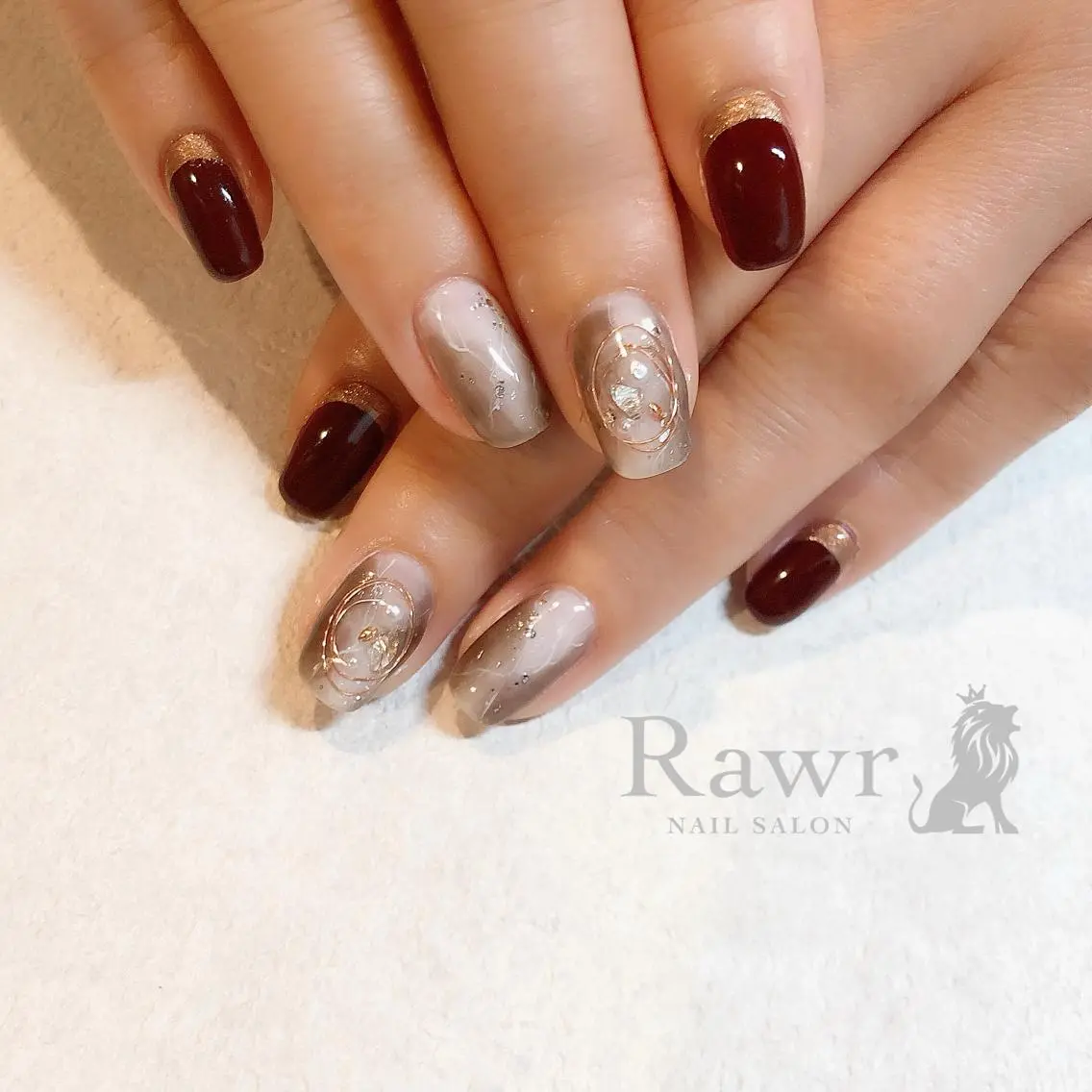 ネイル ハンドネイル Rawr / saoriのネイルデザイン