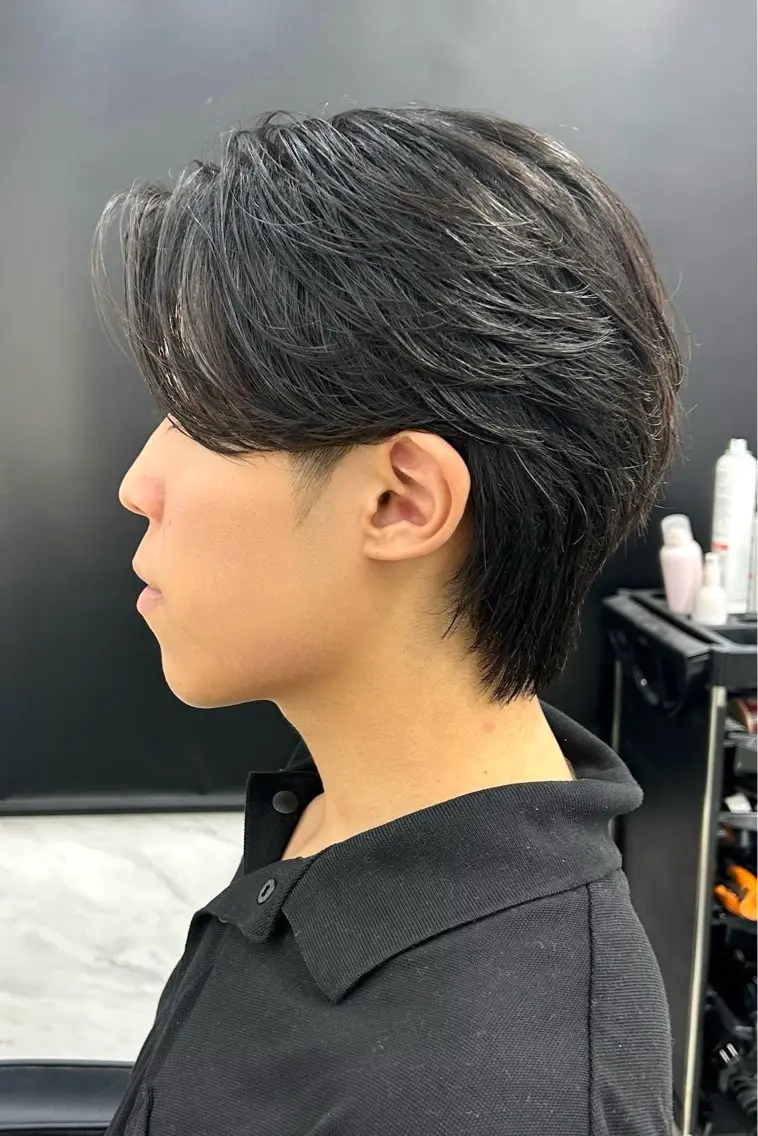 ショート カラー メンズ カット ヘアセット メンズスタイリスト 前田雄輝のヘアスタイル
