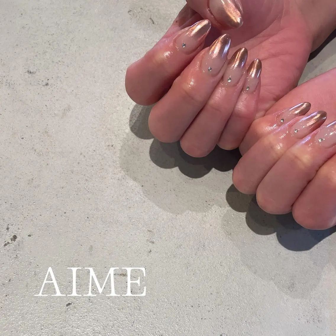 ネイル アートネイル ハンドネイル AIME (momo)のネイルデザイン