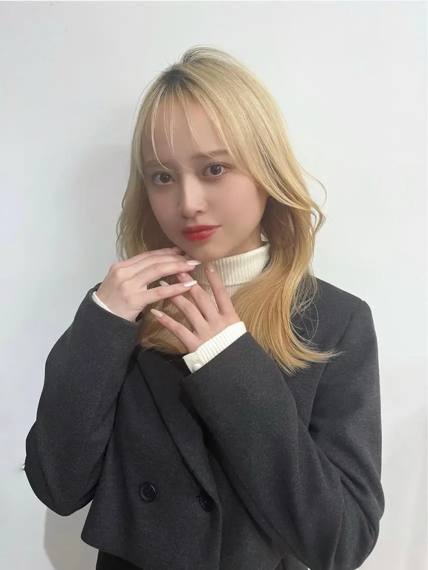 セミロング 田中 陸雄のヘアスタイル