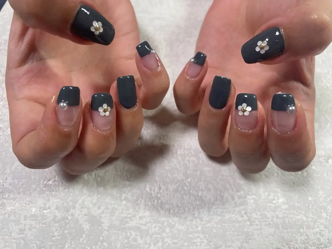 ネイル ジェルネイル 韓国ネイル メンズネイル パラジェル 春ネイル ハンドネイル kiki nail &brow二子玉川のネイルデザイン