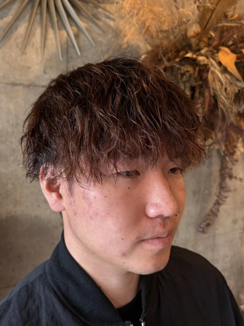 ショート ツイストパーマ カット パーマ ヘッドスパ I'sm KOUSAKUのヘアスタイル