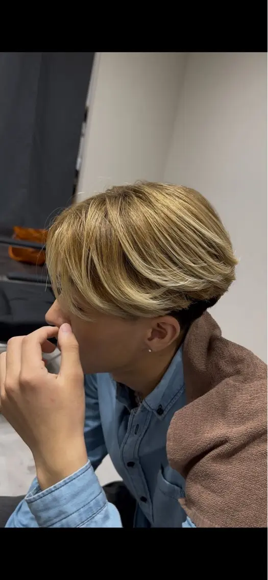 カラー メンズ メンズバレイヤージュ バレイヤージュ 外国人風カラー カット ヘアカラー メンズ縮毛矯正 /町田/木村悠月のヘアスタイル