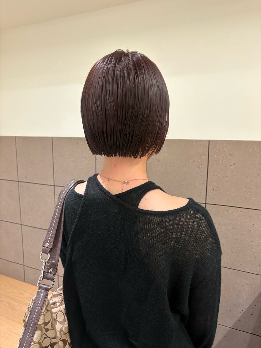 ショート カラー カット ヘアカラー トリートメント natsuki /HUIのヘアスタイル