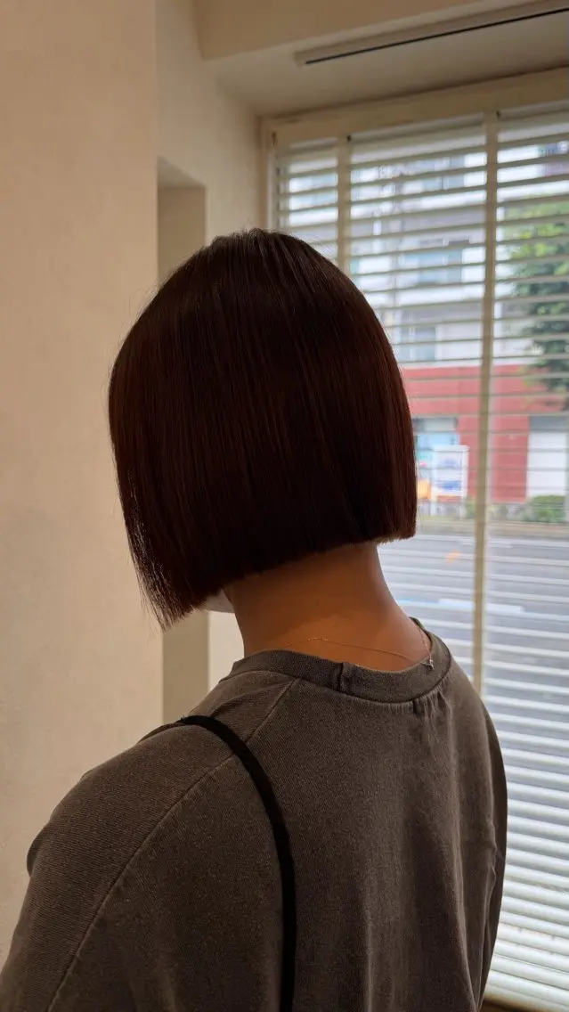 ショート ボブ カット 🛁メンズ/レイヤー 松本羅華のヘアスタイル