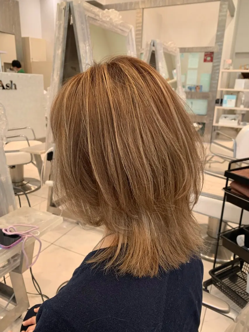 ミディアム 店舗代表 佐藤 幸平のヘアスタイル