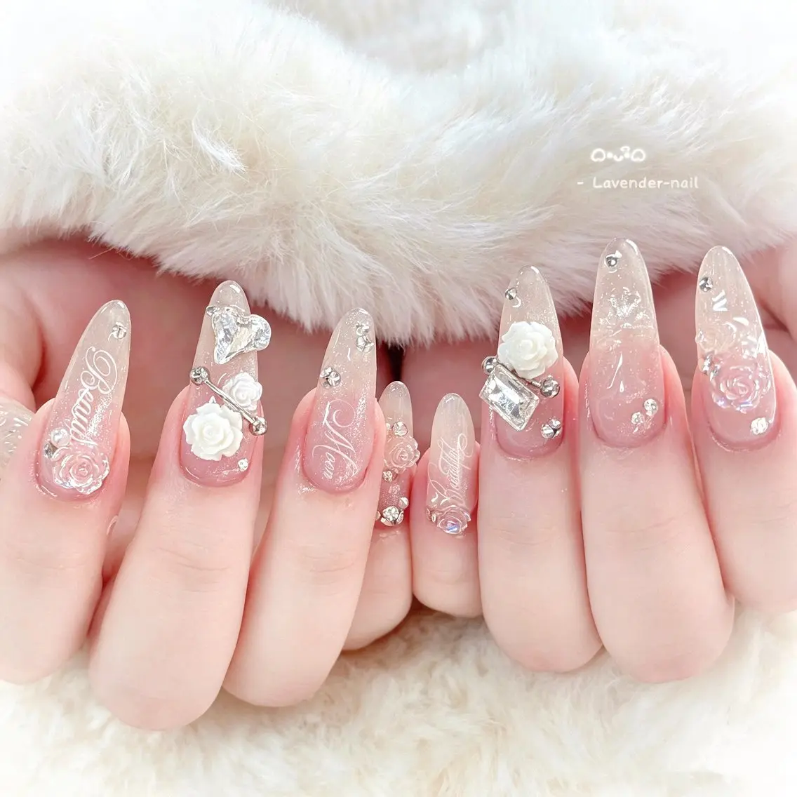 ネイル ハンドネイル Lavender nail·中島公園のネイルデザイン