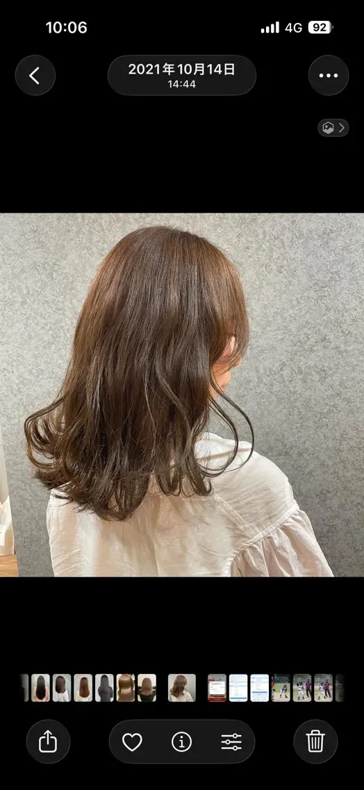 ミディアム ヘアカラー 📍blossom 東中野／ユメミ🤎のヘアスタイル