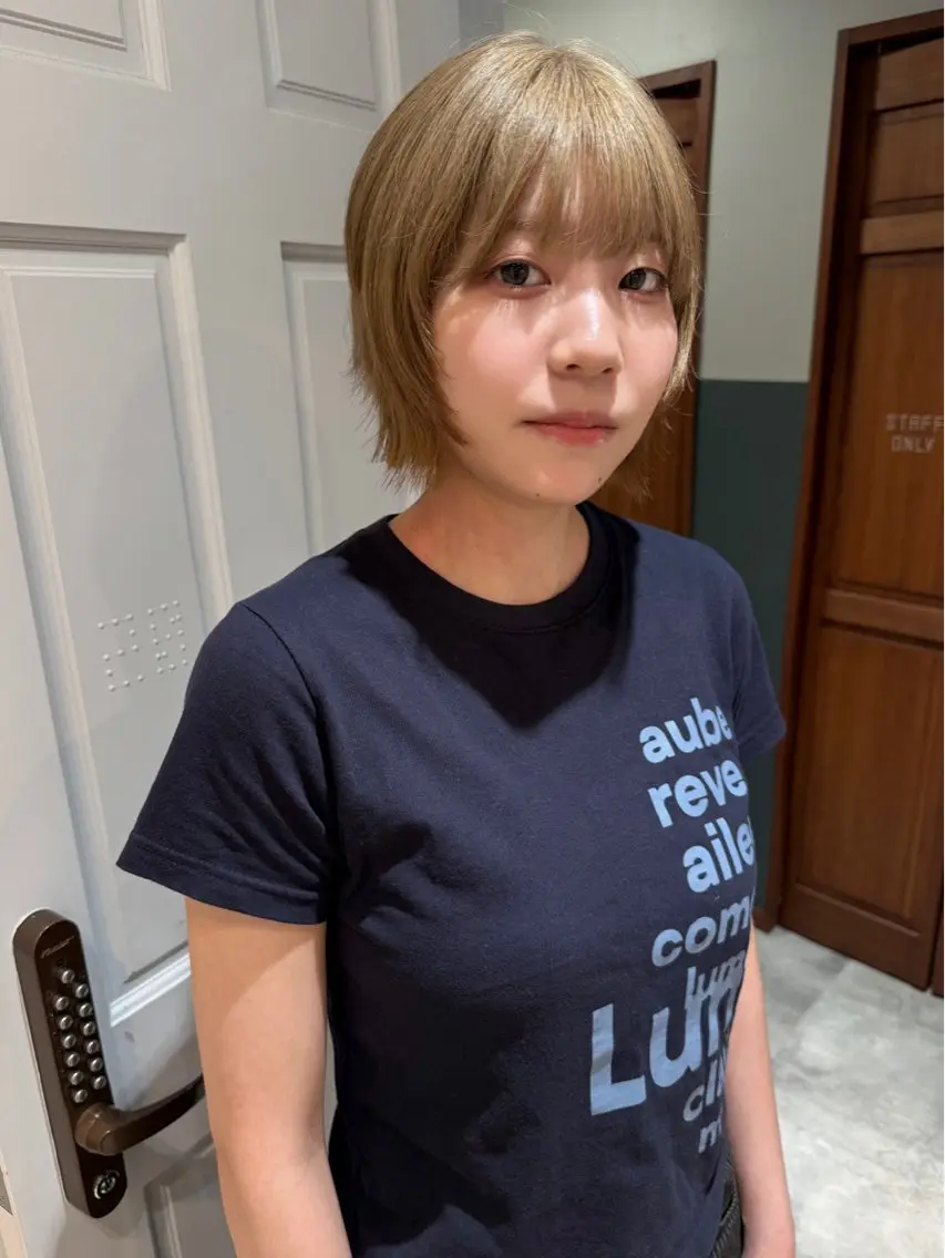 ショート カラー 似合わせカット カット ヘアカラー トリートメント mai / linoah˚✧のヘアスタイル