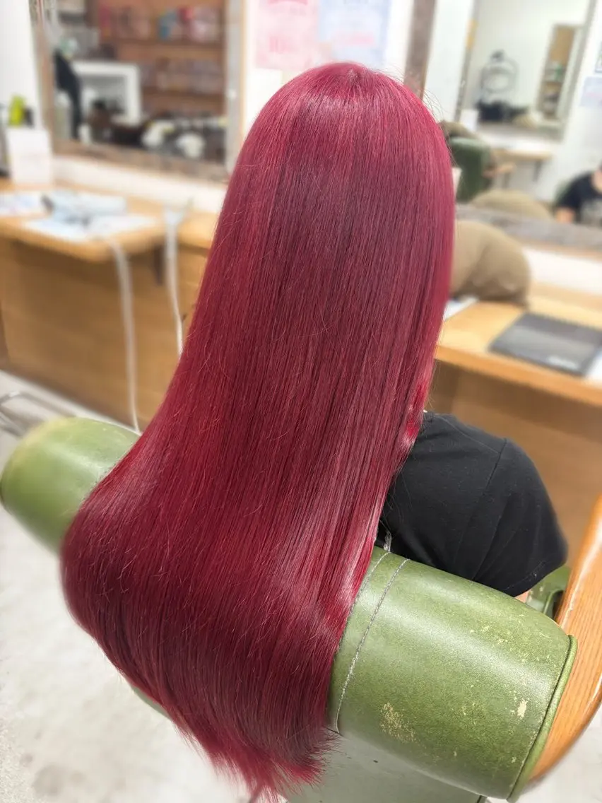 ロング カラー ヘアカラー トリートメント MAI 🎀のヘアスタイル
