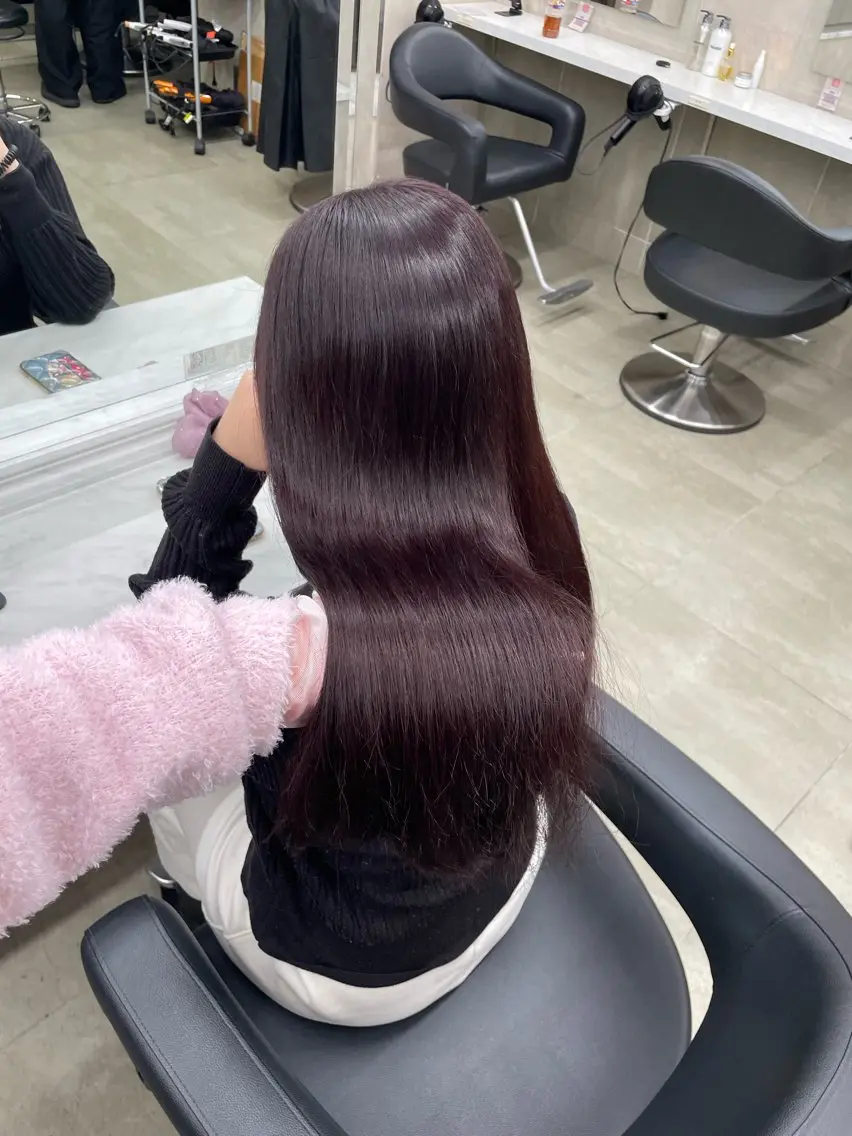 ロング カラー ヘアアレンジ ヘアカラー トリートメント ヘアセット 💗横浜美容室 💗HARUNAのヘアスタイル