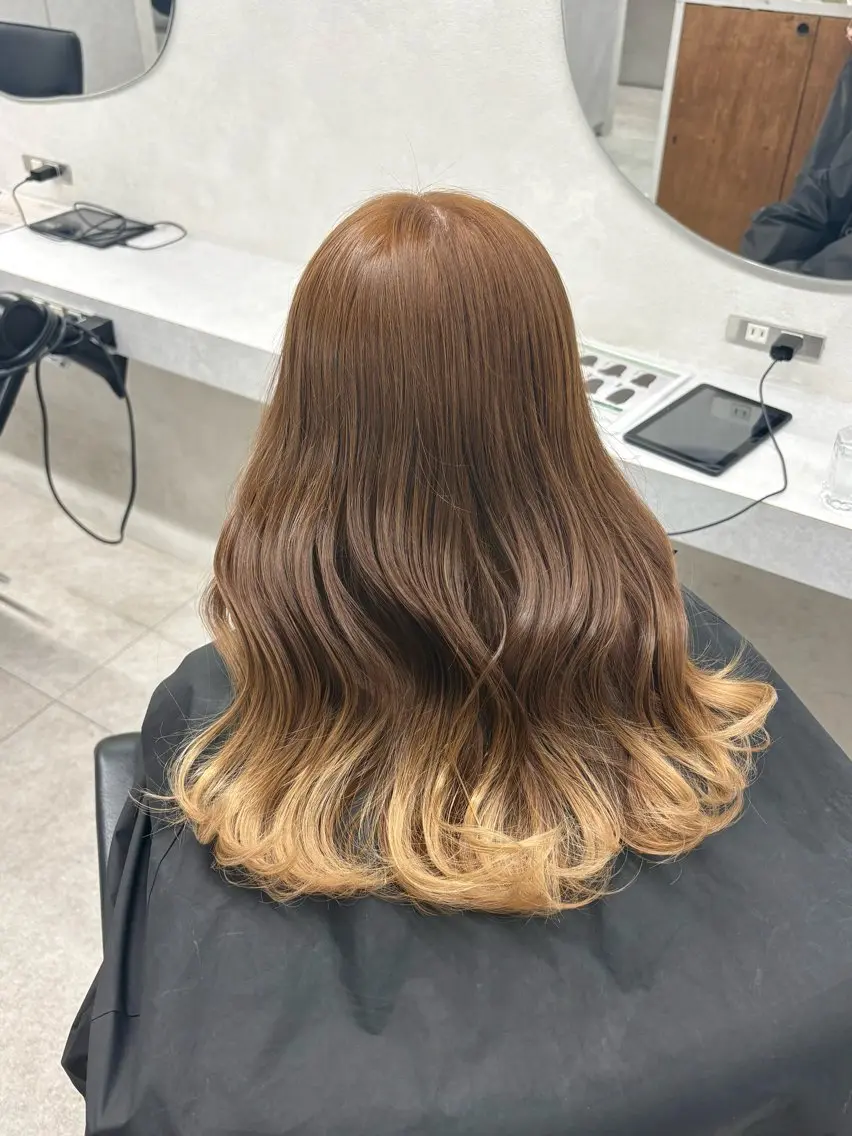 ロング ヘアカラー RIO/ チャンモリパーマ💞のヘアスタイル