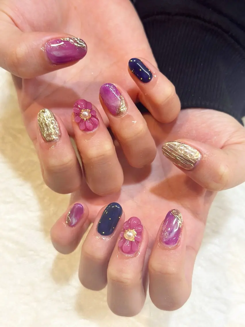ネイル 卒業式 nailist yuiのネイルデザイン