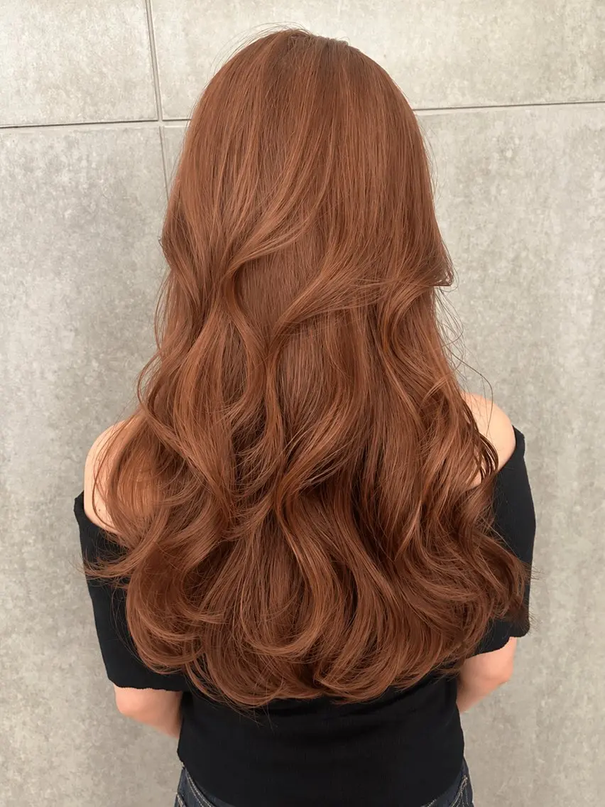 ロング ヘアカラー トリートメント RIENS xrea 髪質改善 /ななみのヘアスタイル