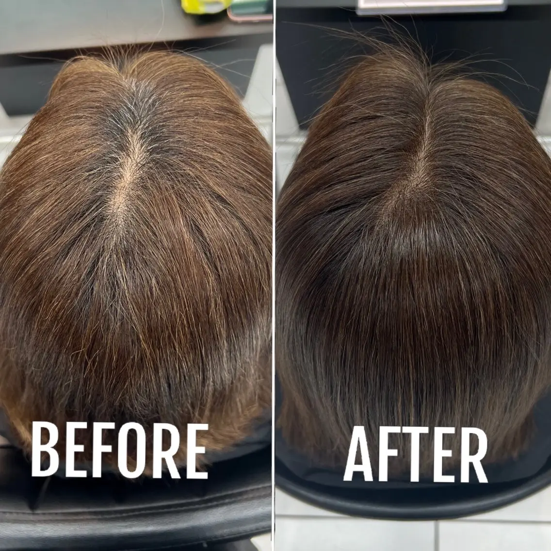ミディアム カラー かわはら たみのヘアスタイル
