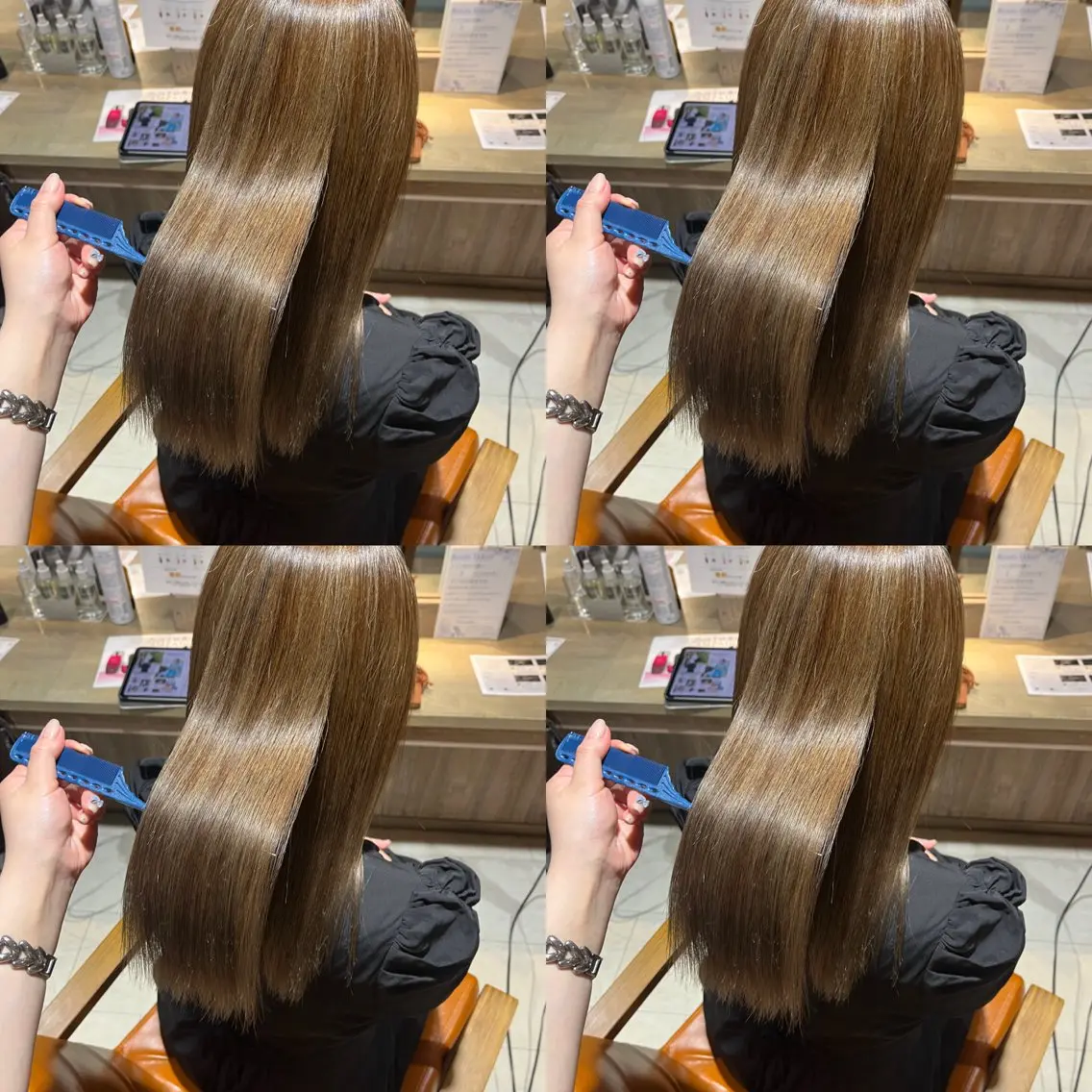 【⚠️ 本日1名様限定⚠️】🫧似合わせカット➕艶カラー➕Aujuaトリートメント🫧※現金のみの写真