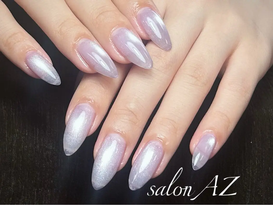 ネイル アートネイル フットネイル フレンチネイル マグネットネイル 持ち込み ハンドネイル salonAZ Miaのネイルデザイン