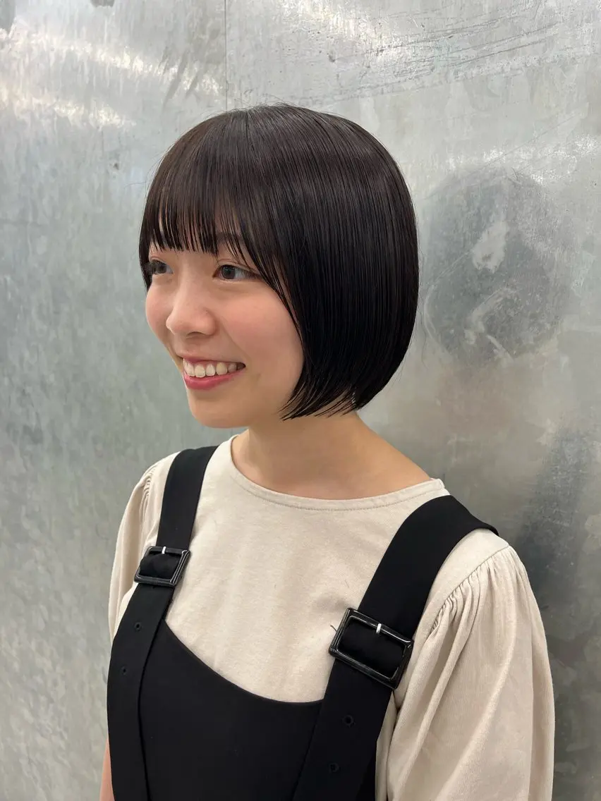 ショート ショートボブ ボブ ショートヘア 神作 汐里　江古田 /透明感カラー🌿のヘアスタイル