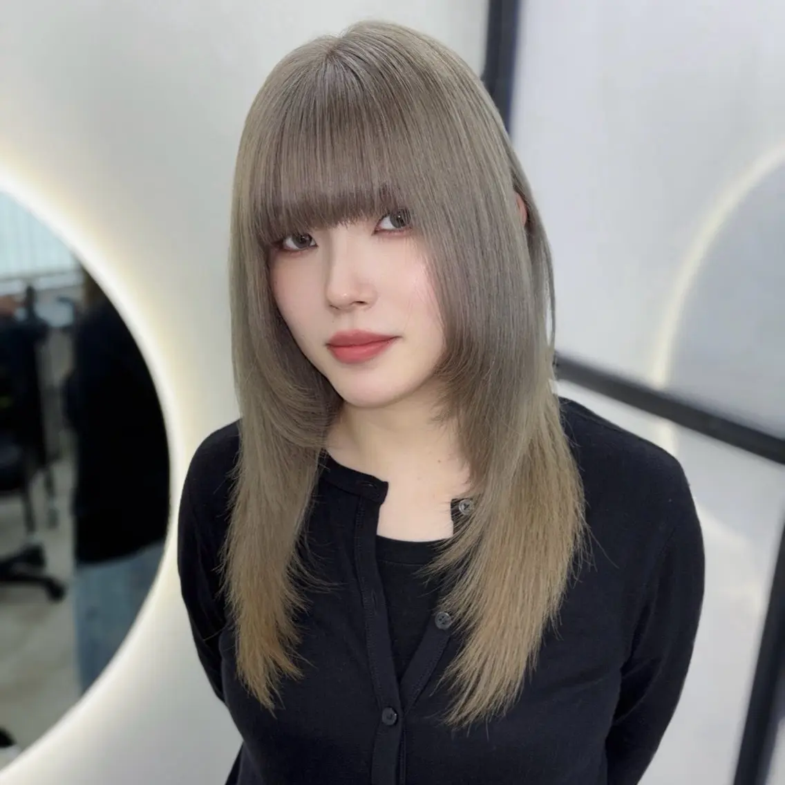 セミロング カラー ヘアカラー Ren. 🦋デザインカラーのヘアスタイル