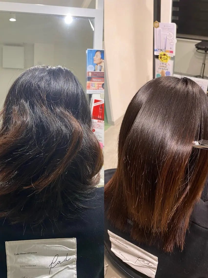 パーマ 縮毛矯正 浅野  勇貴のヘアスタイル