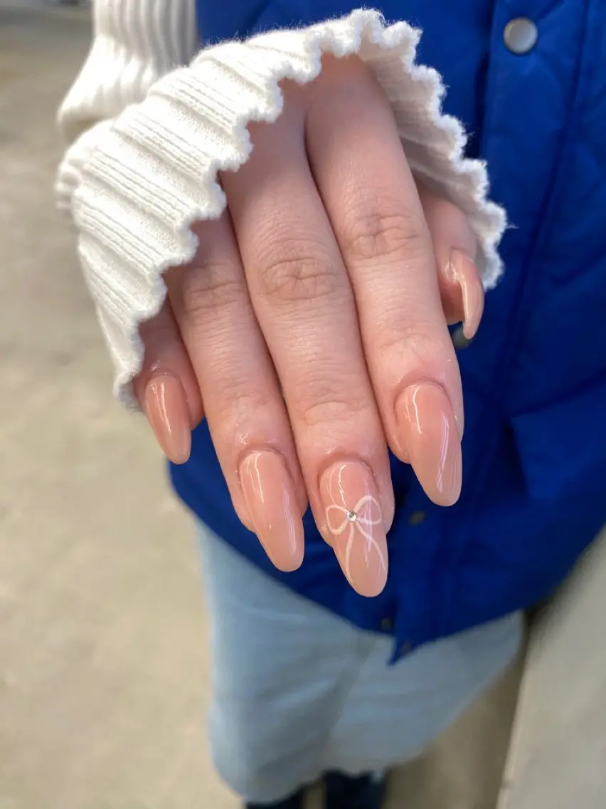 ネイル リボン ハンドネイル chika ／ nailのネイルデザイン