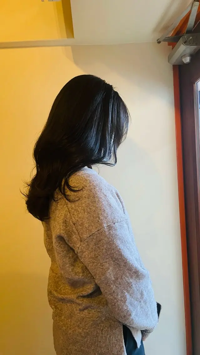 セミロング カラー グレージュ 髪質改善 カット ヘアカラー トリートメント 鎌田卓也/髪質改善 /透明感カラーのヘアスタイル