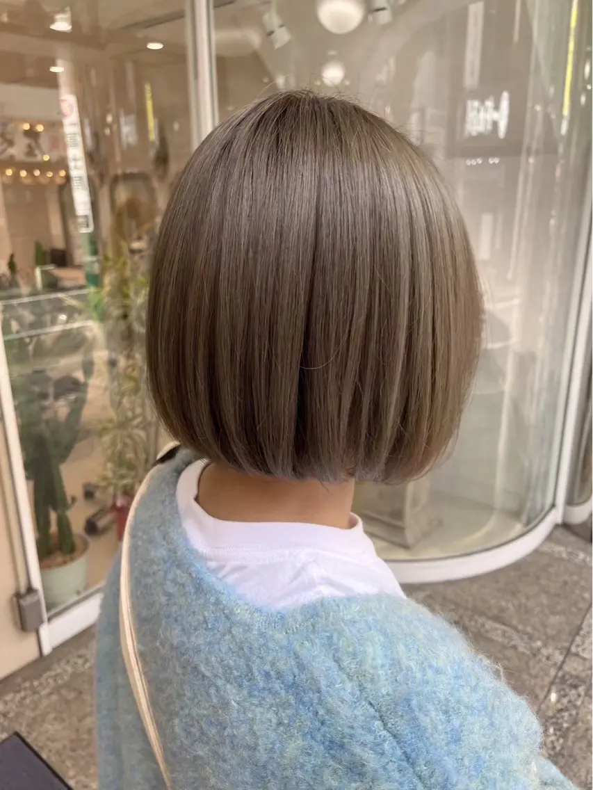 ショート カラー 艶髪🫧/透明感 カラー✨/濱崎 竜のヘアスタイル