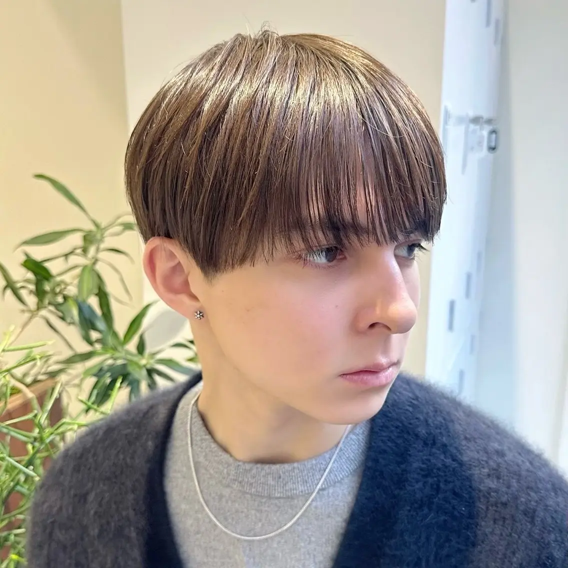 メンズ マッシュ kanon本厚木 シースルーマッシュのヘアスタイル