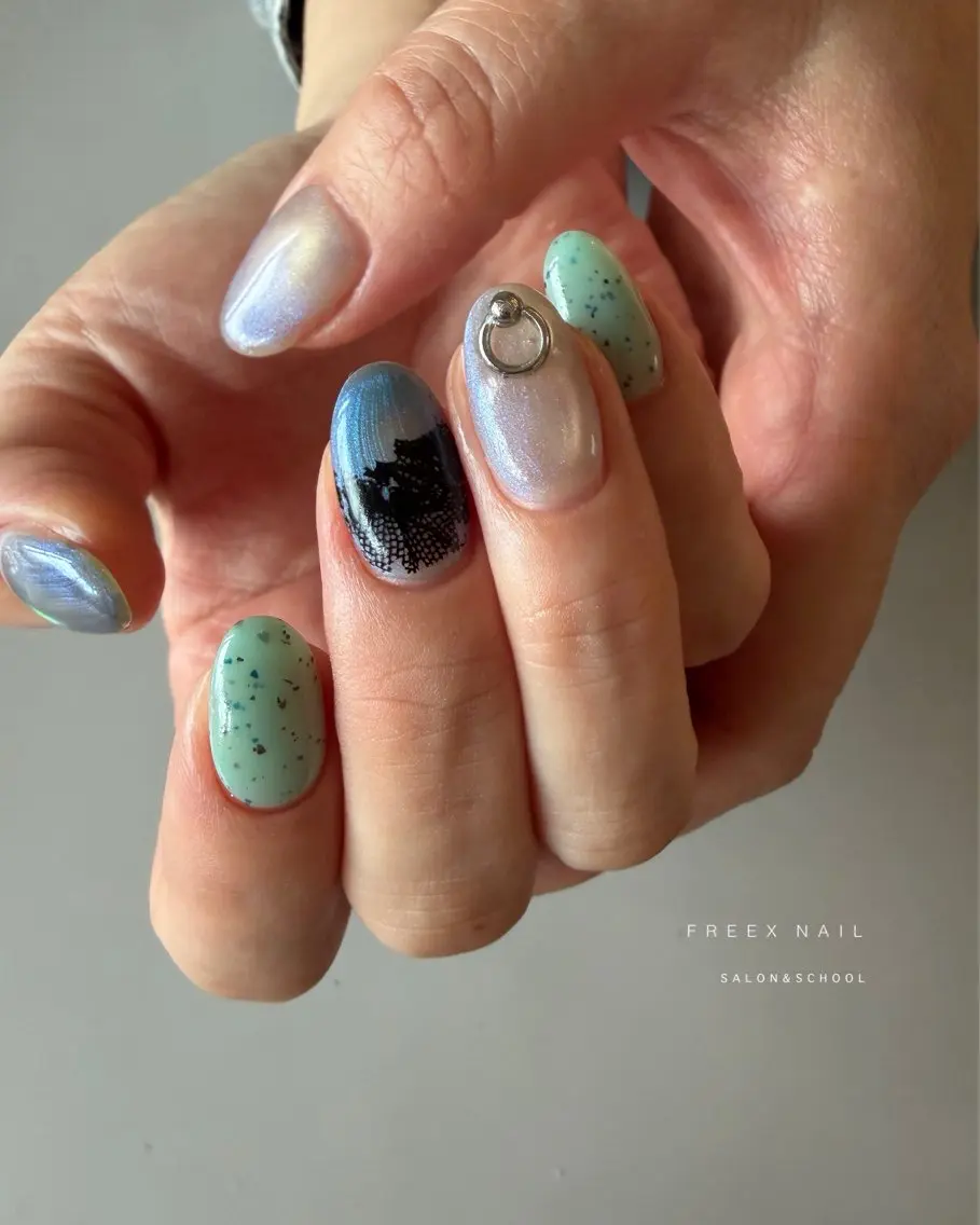 ネイル ハンドネイル ハンドケア freex nail /ニュアンス/個性派のネイルデザイン