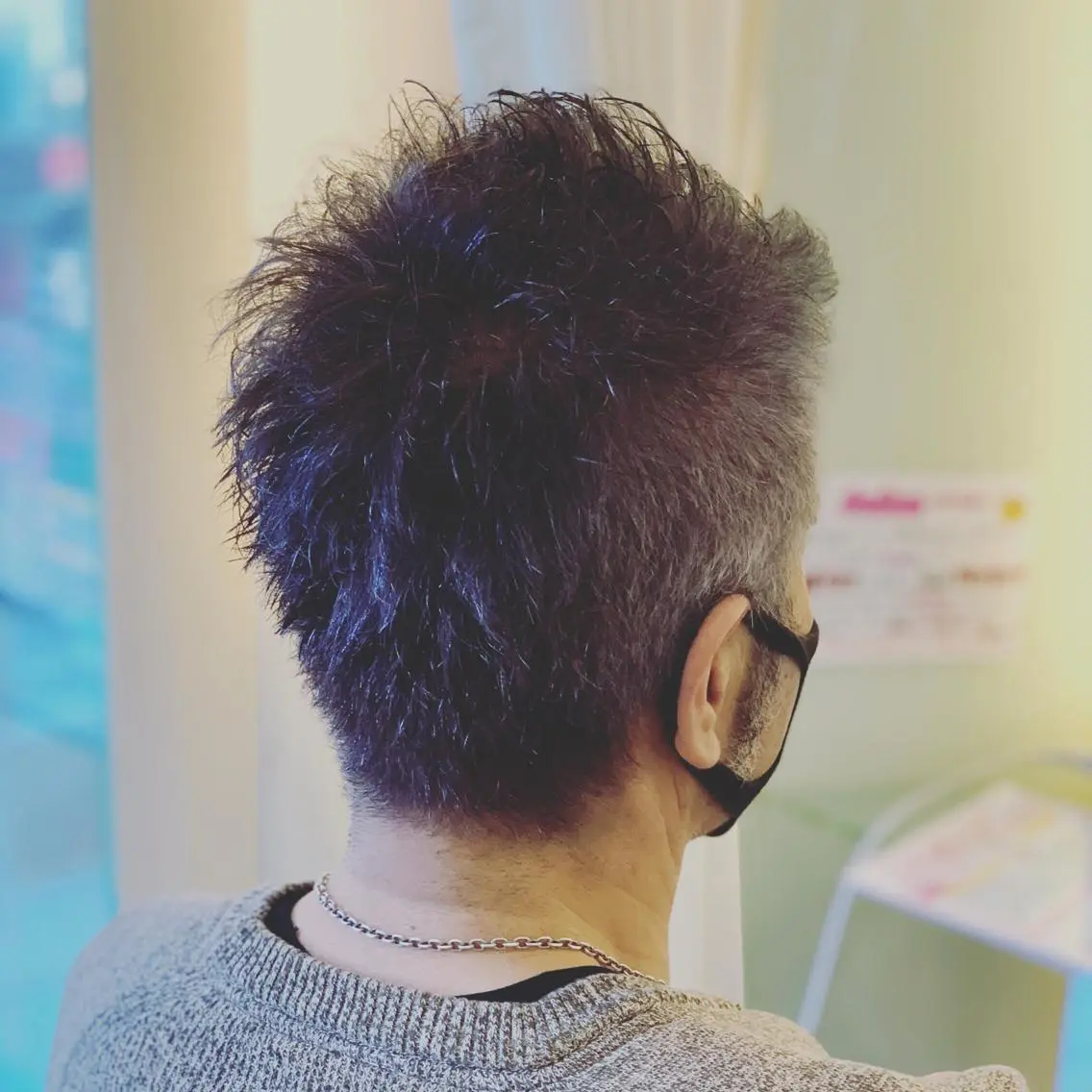ショート メンズ メンズバレイヤージュ メンズブリーチ メンズハイライト メンズインナーカラー エクステ トータルビューティー K:R鶴川のヘアスタイル