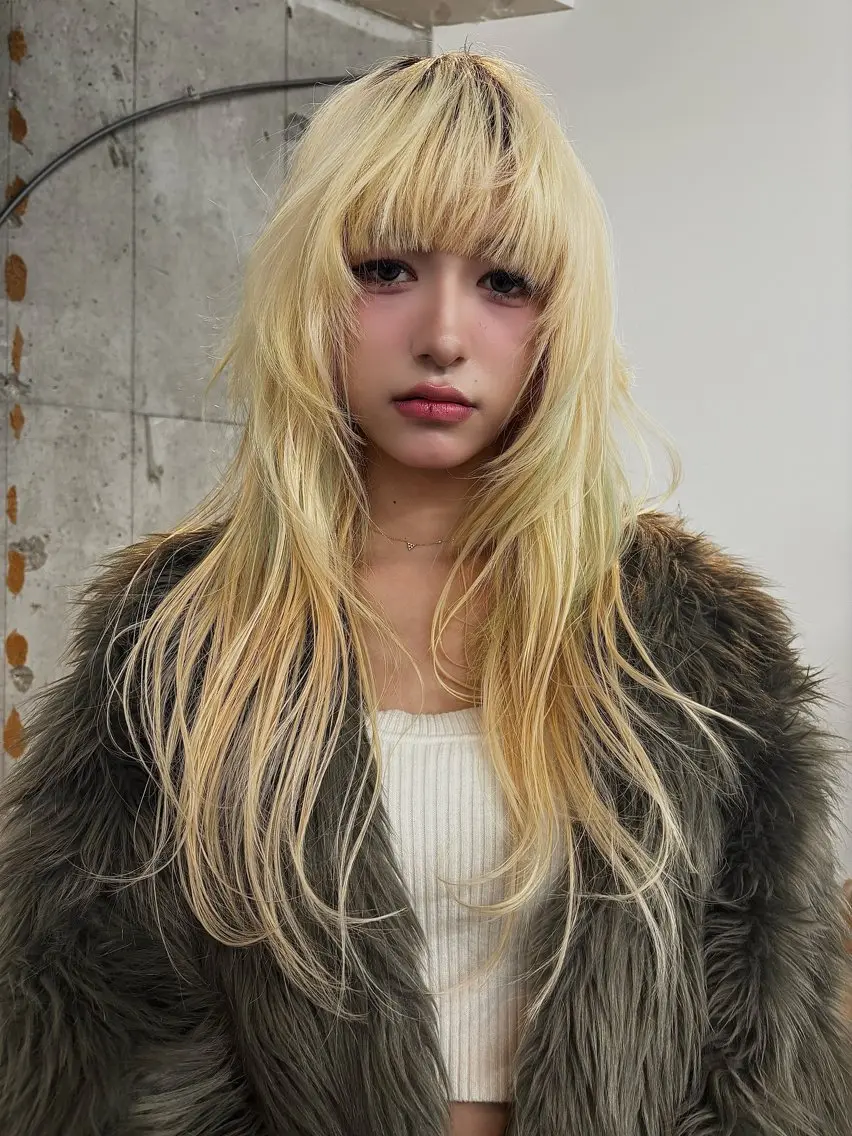 ロング カラー 中野 晴登のヘアスタイル