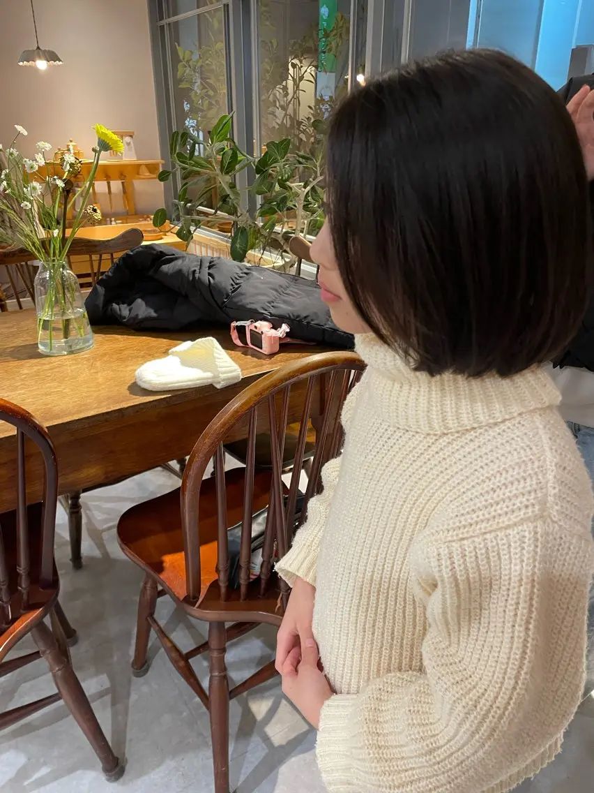 ミディアム ボブ 喜納 優衣のヘアスタイル