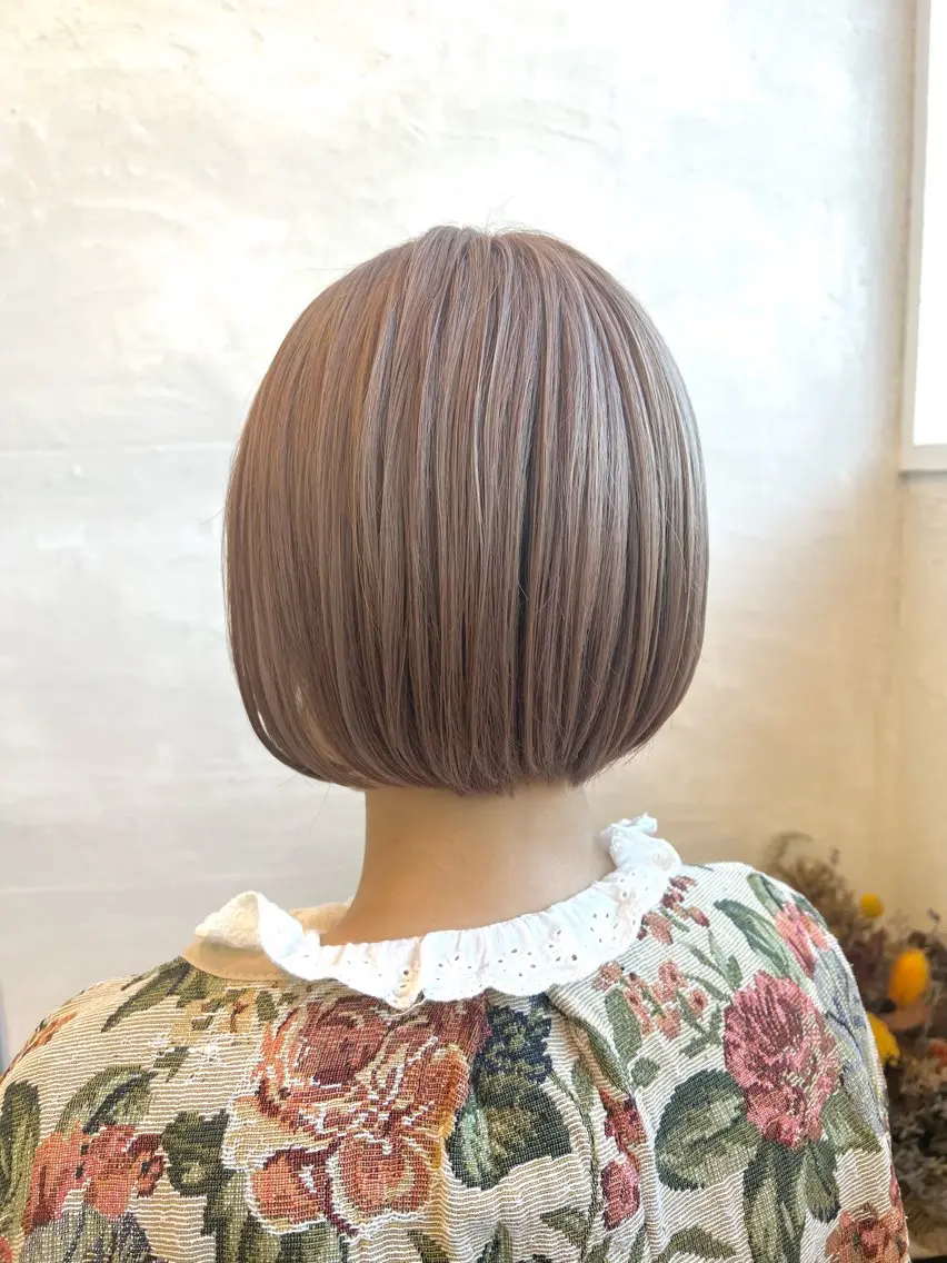 ショート カット ヘアカラー トリートメント 菅野 愛のヘアスタイル