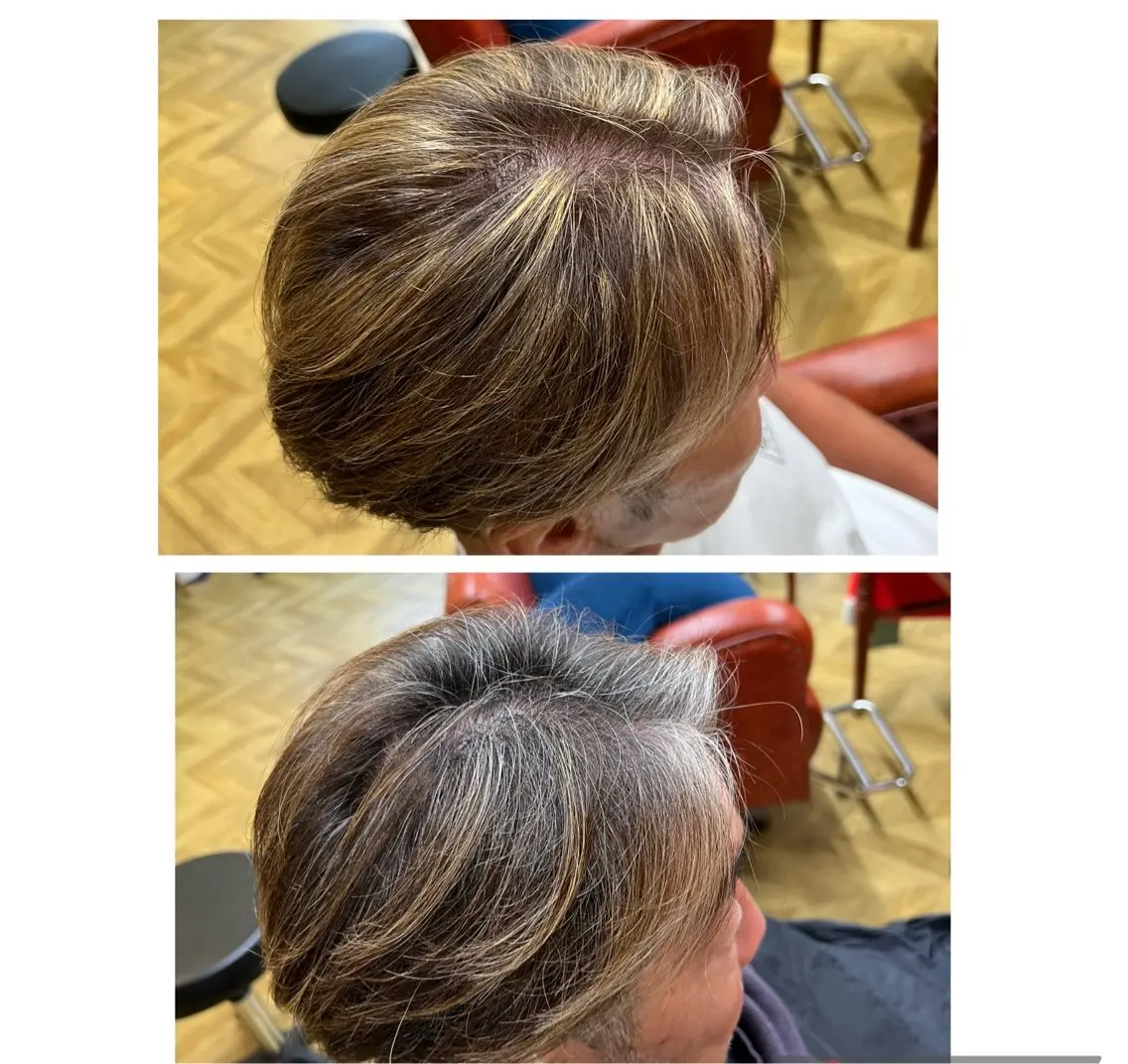 ショート ハイライト カット ヘアカラー ハイライト/艶カラー /白髪ぼかし🌼阿部のヘアスタイル