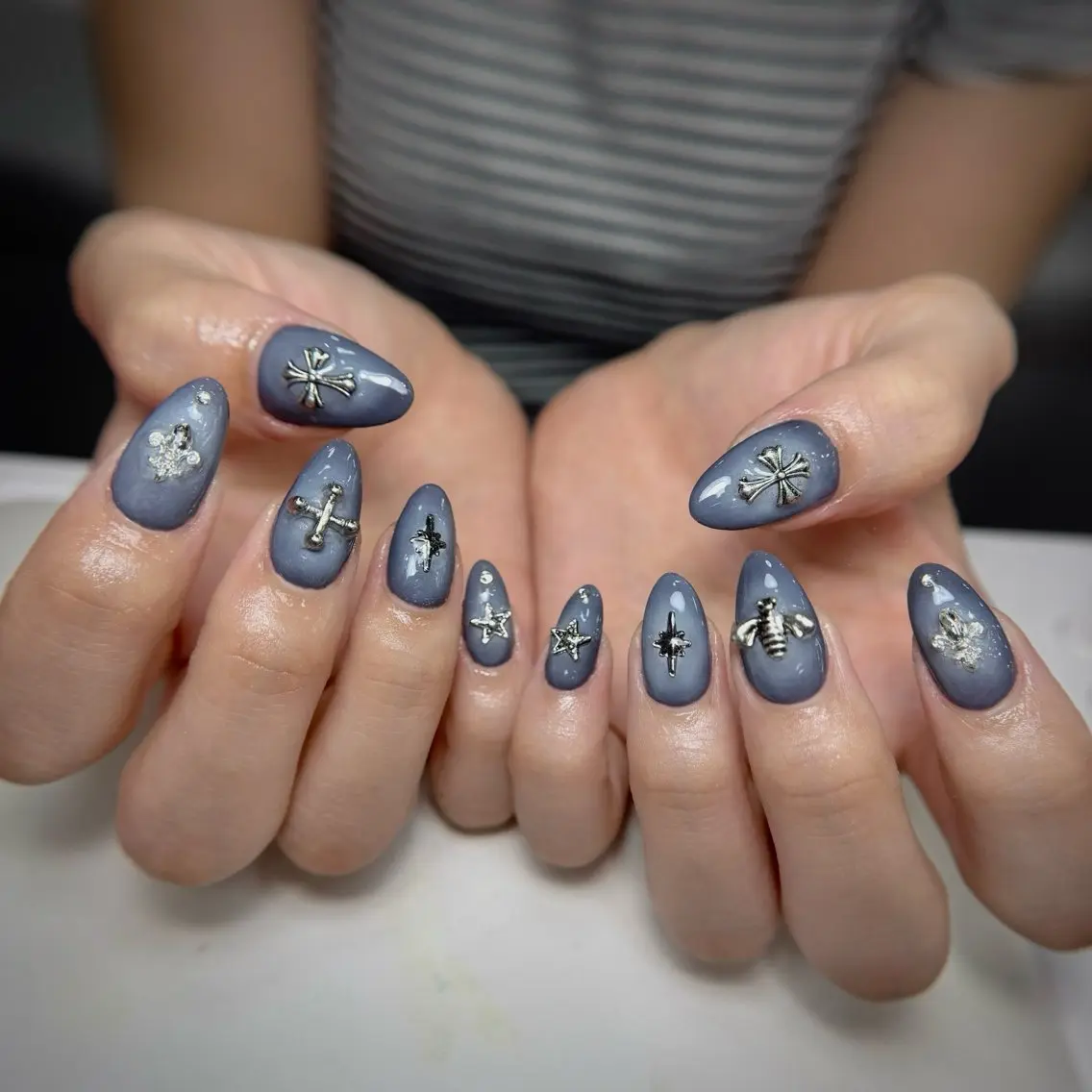 ネイル 長さ出し ジェルネイル 持ち込み オフィスネイル ワンカラーネイル ハンドネイル Michi Nail Ikebukuroのネイルデザイン