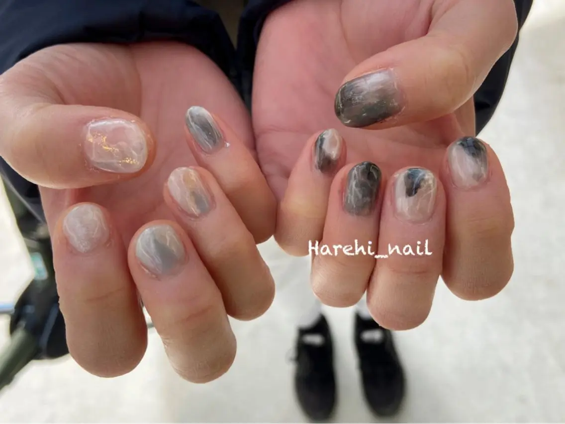 ネイル ハンドネイル Harehi_ nailのネイルデザイン