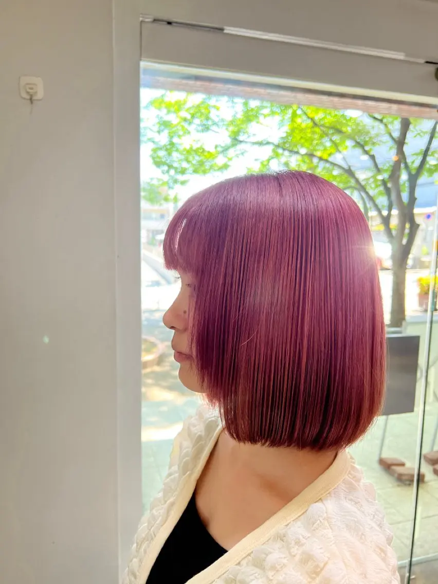 カラー ブリーチ ケアブリーチ ~クロスパーマ~ 【CieL】鳥居信也のヘアスタイル