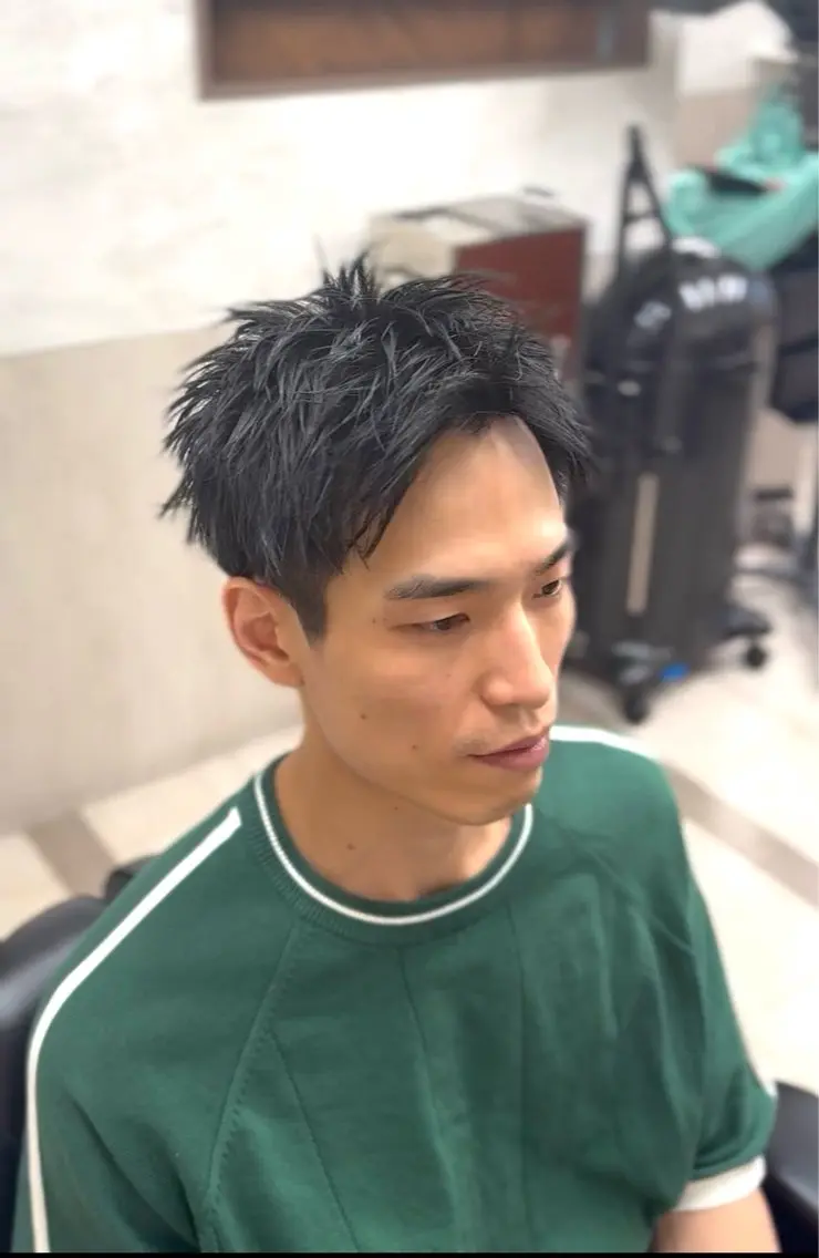 ショート ショートヘア カット ヘアセット フルハタヒロト 六本木理容師のヘアスタイル