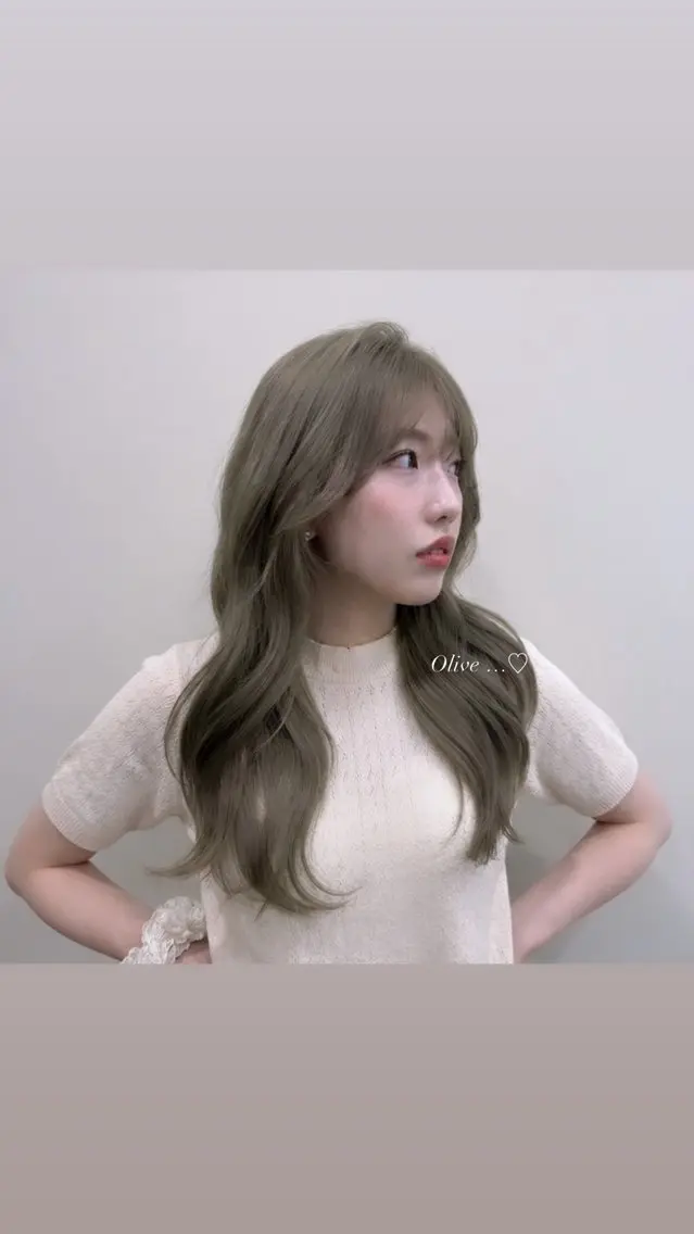 カラー sakura/ 透明感カラー🫧のヘアスタイル
