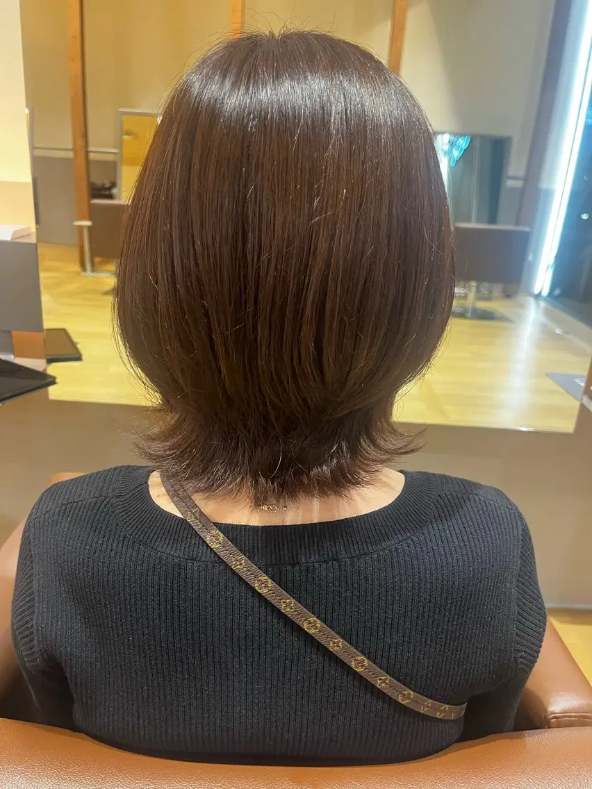ショート カット ヘアカラー トリートメント 渡邉 奈美のヘアスタイル