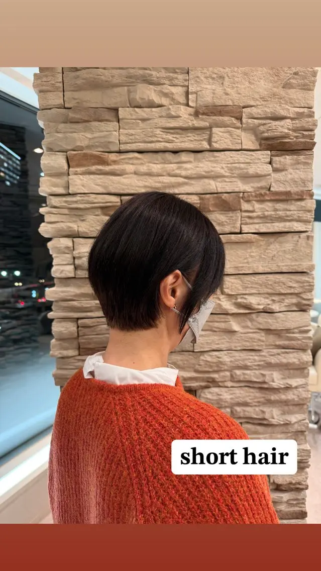 ショート レナークアリア 梅津美憂のヘアスタイル
